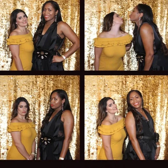 Short mustard yellow, off-shoulder body con dress - Picture 2 of 2